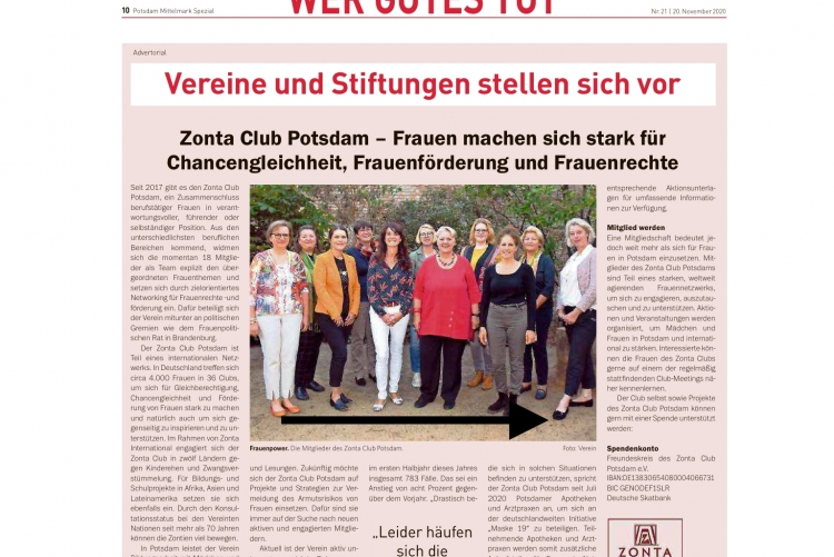 © Potsdamer Neuste Nachrichten vom 20.11.2020
